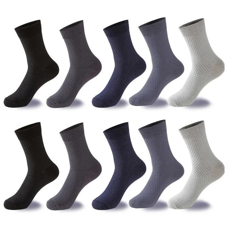 Natural Bamboo Socks - Mens 5 pack