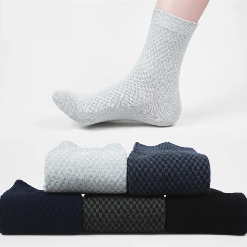 Natural Bamboo Socks - Mens 5 pack