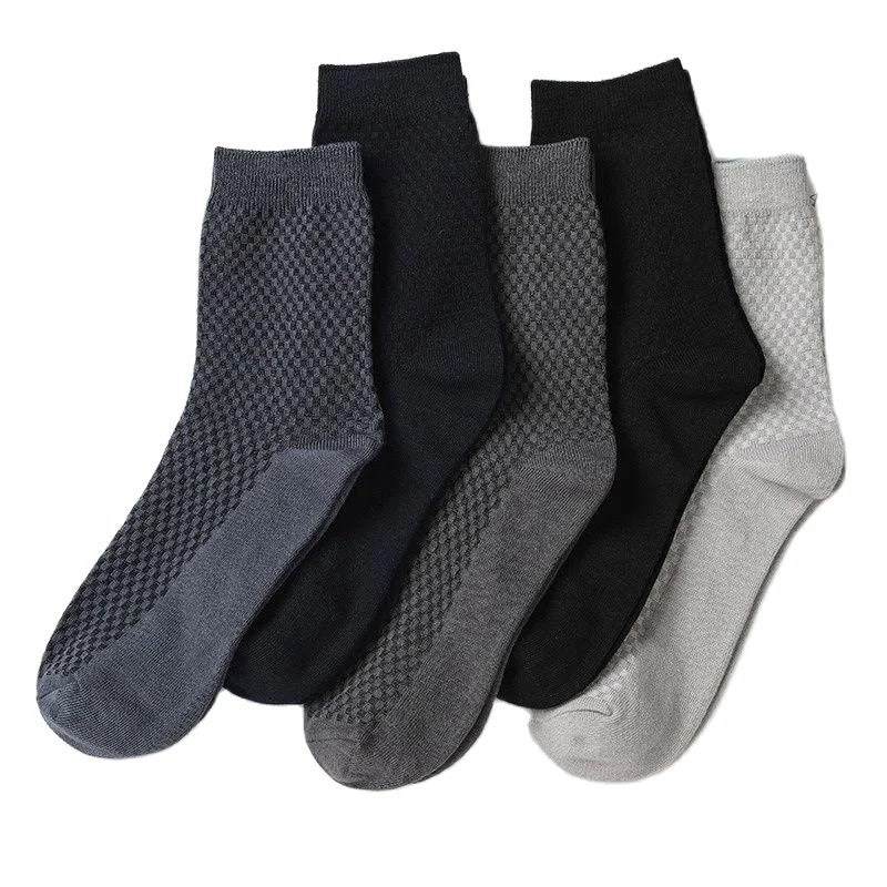 Natural Bamboo Socks - Mens 5 pack