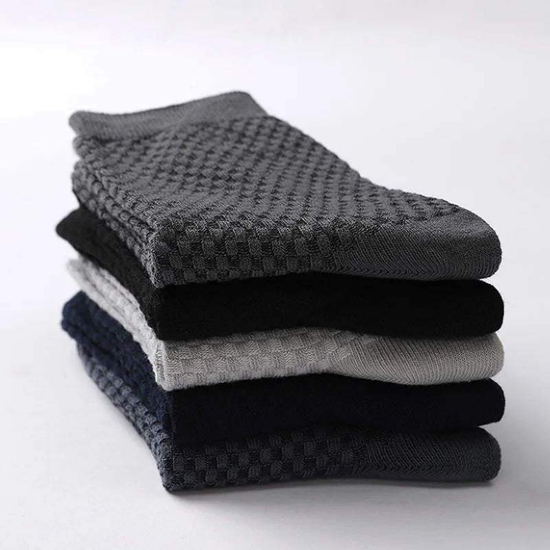 Natural Bamboo Socks - Mens 5 pack