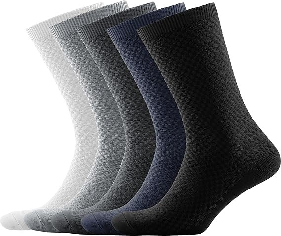 Natural Bamboo Socks - Mens 5 pack