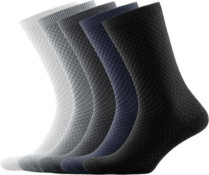 Natural Bamboo Socks - Mens 5 pack