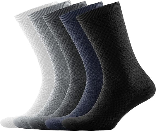Natural Bamboo Socks - Mens 5 pack